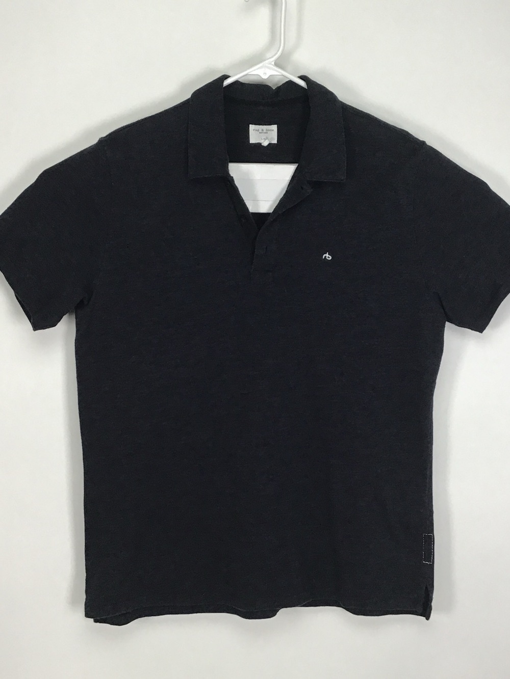 Rag & Bone men’s short sleeve polo shirt large